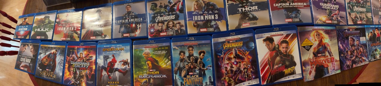 MCU Marvel Infinity Saga (23 Blu-Ray Set) Complete Collection