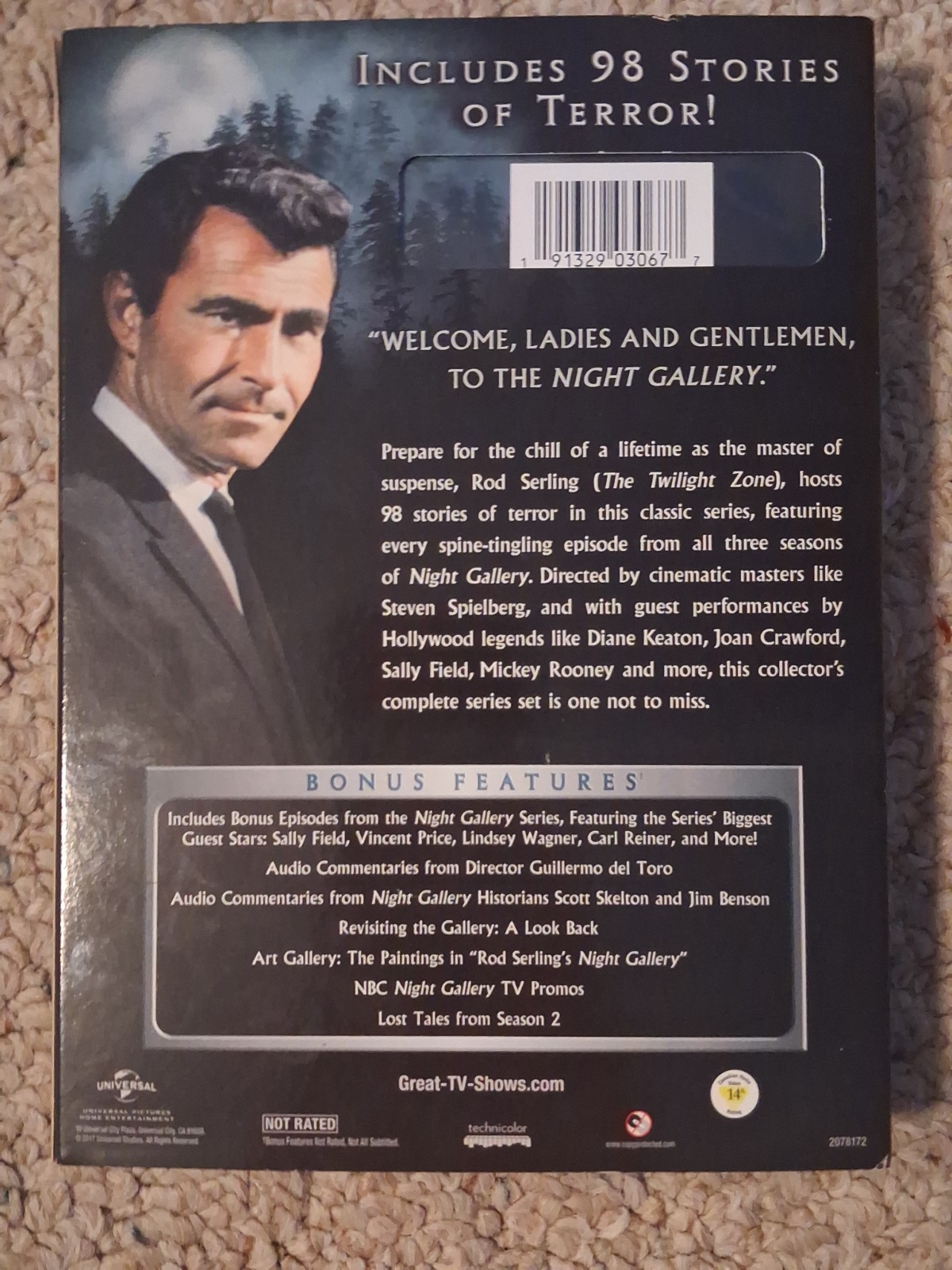 The Twilight Zone: The Complete Series 24 Blu-Ray Set & Night Gallery DVD Set