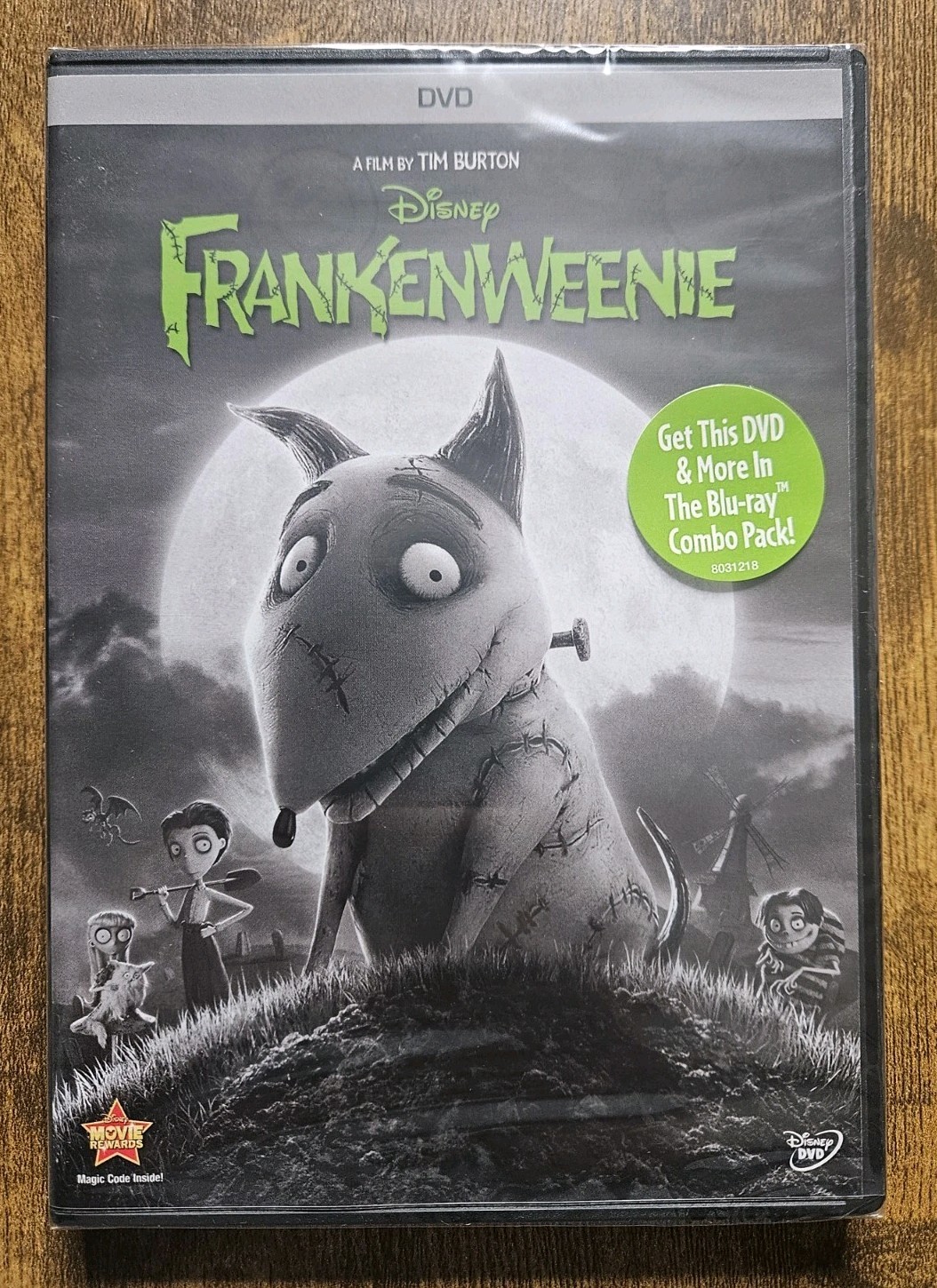 NEW SEALED Frankenweenie (DVD, 2012) Disney Tim Burton Movie