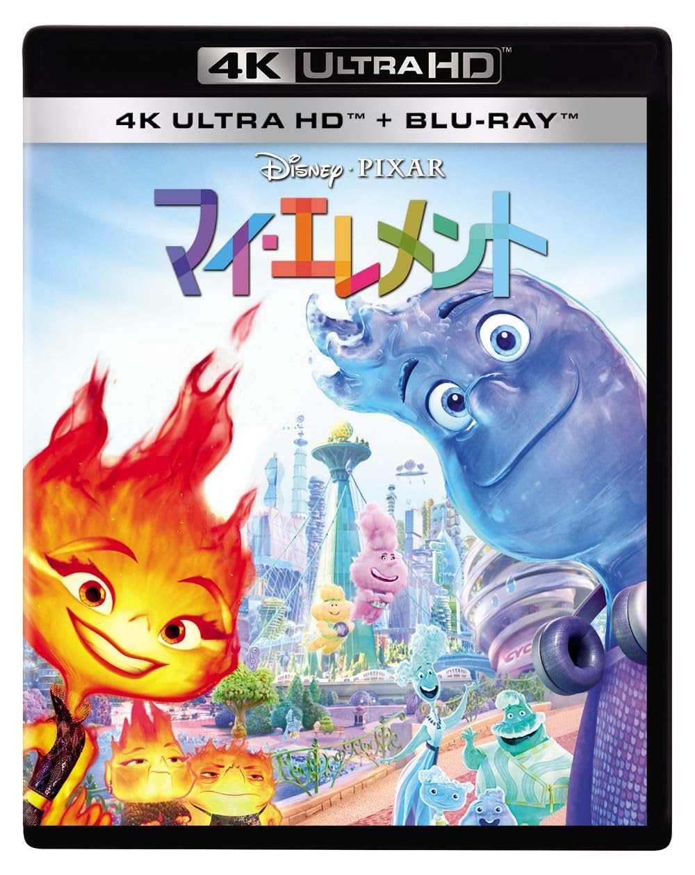 New Blu-ray Elemental 4K UHD + Blu-ray Leah Lewis Peter Sohn NEW
