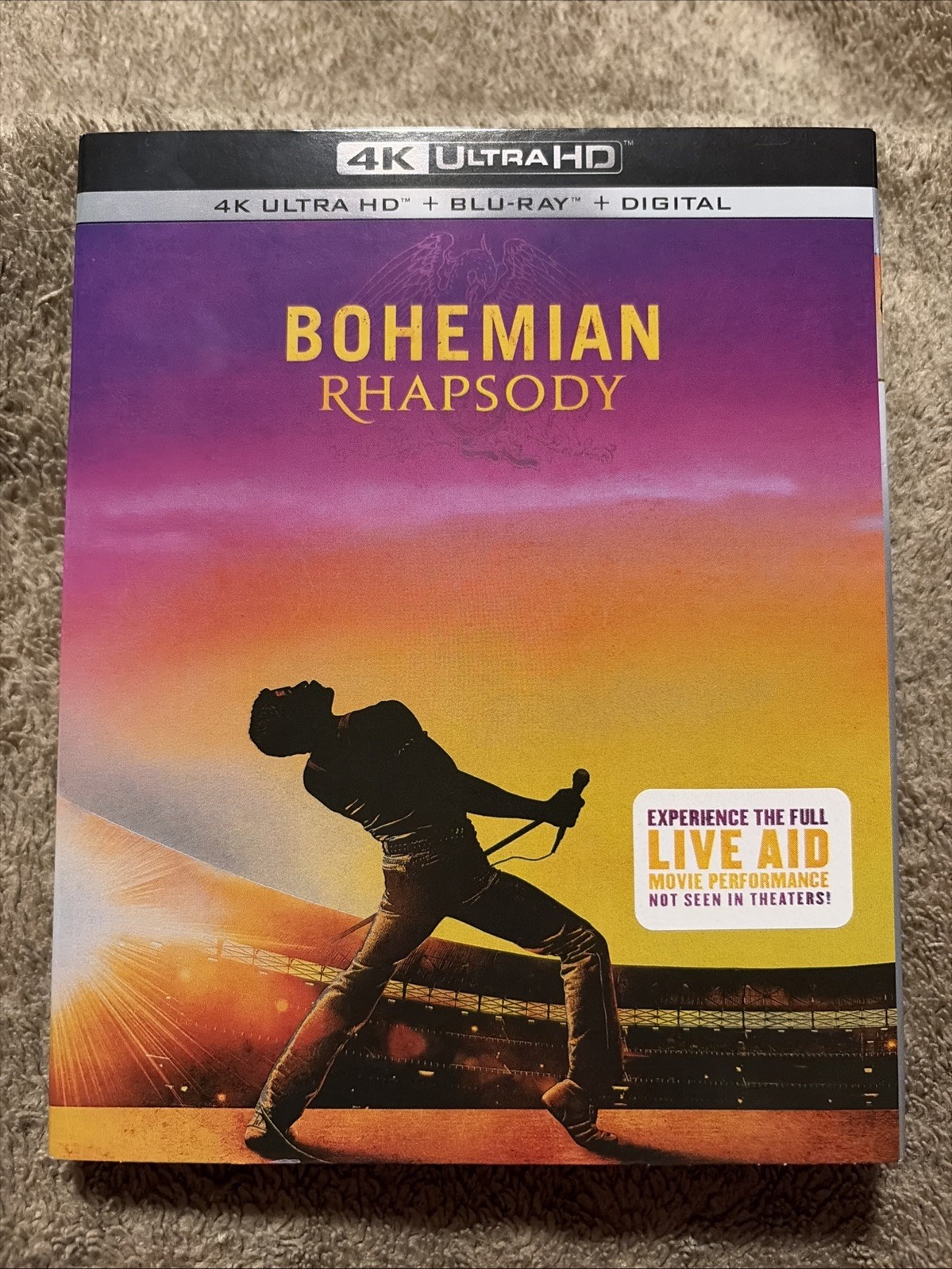 Bohemian Rhapsody (4K Ultra HD/Blu-ray, 2018) W/ Slipcover, No Digital Code