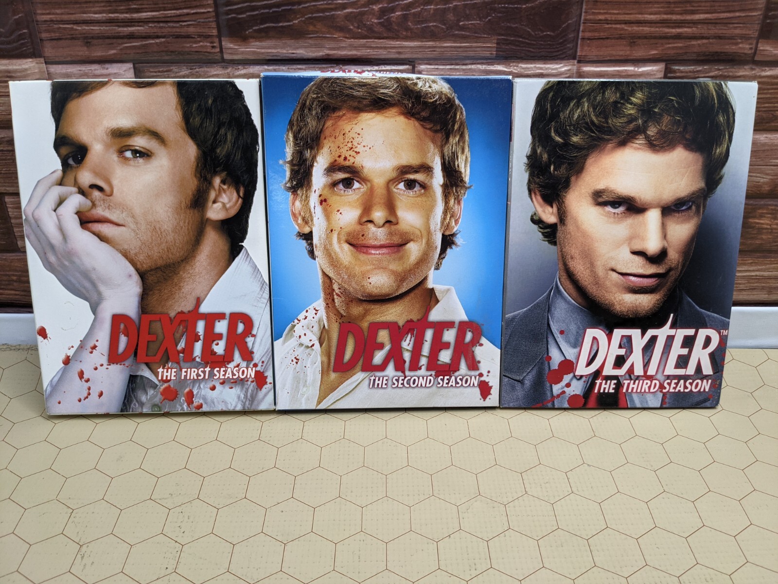 Dexter 3 Season Bundle 1 2 & 3 (DVD 3 Sets 12 DVDs 2007-2009 Showtime Ent)