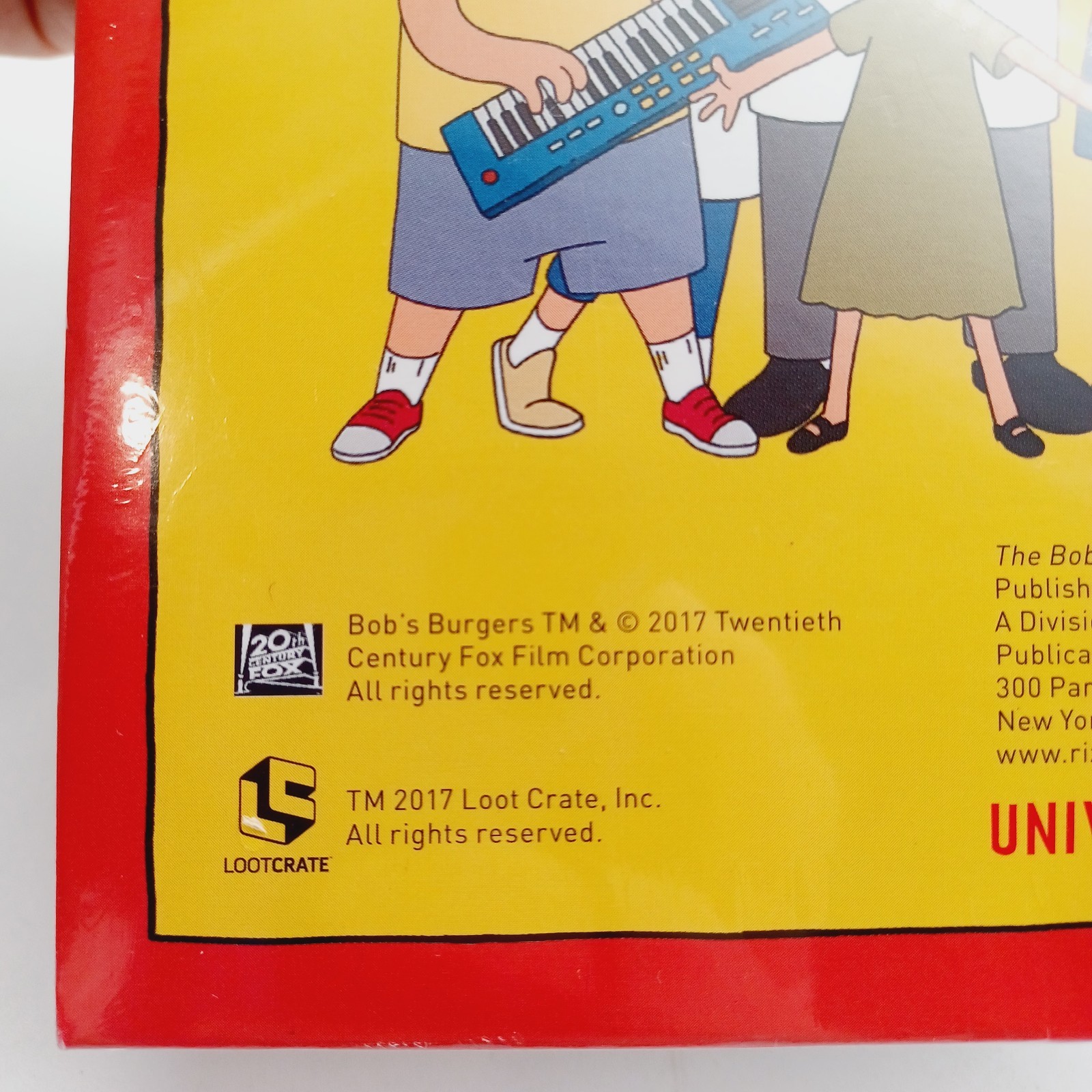 Loot Crate Bob’s Burgers Burger Box 2017 Dvd Set Sealed