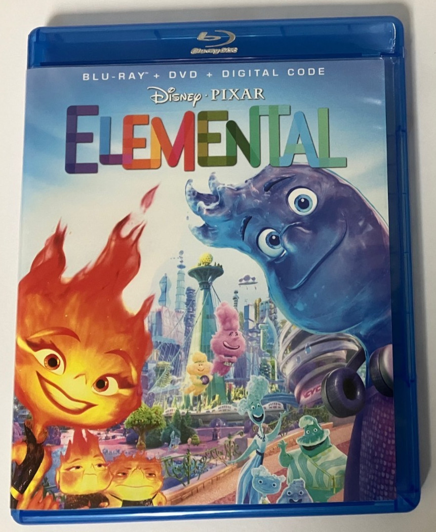 Disney Pixar Elemental DVD & Digital Code (NO BLU RAY INCLUDED)