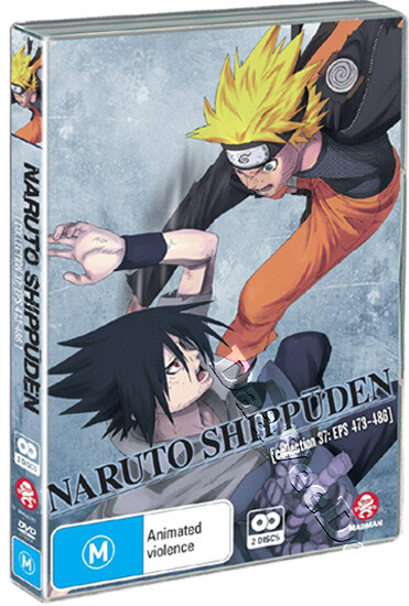 Naruto: Shippuden (Collection 37: Eps 473-486) NEW PAL 2-DVD Set