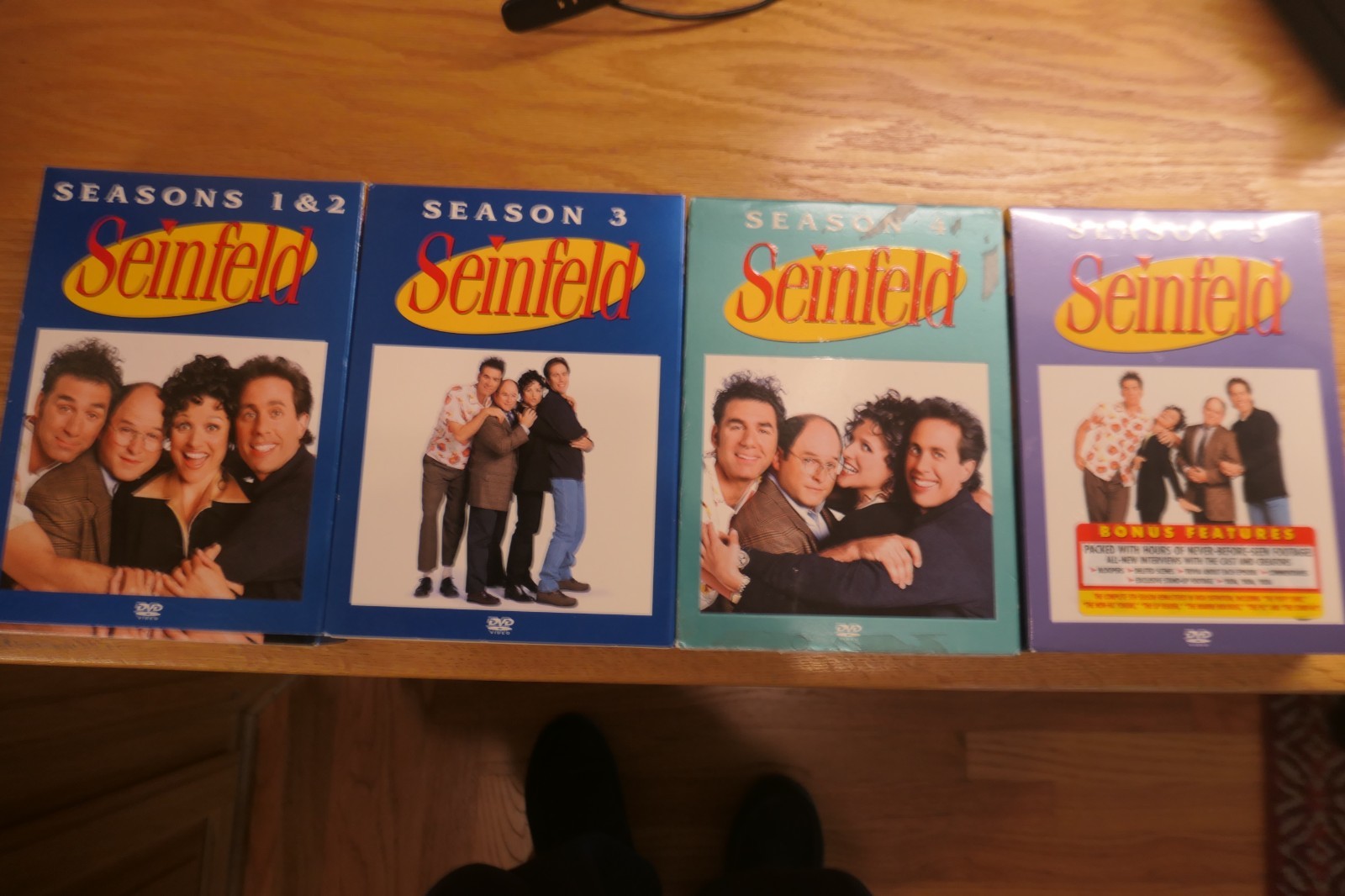 Jerry Seinfeld DVD Seasons 1-5. Season 5 is unopened in original packaging