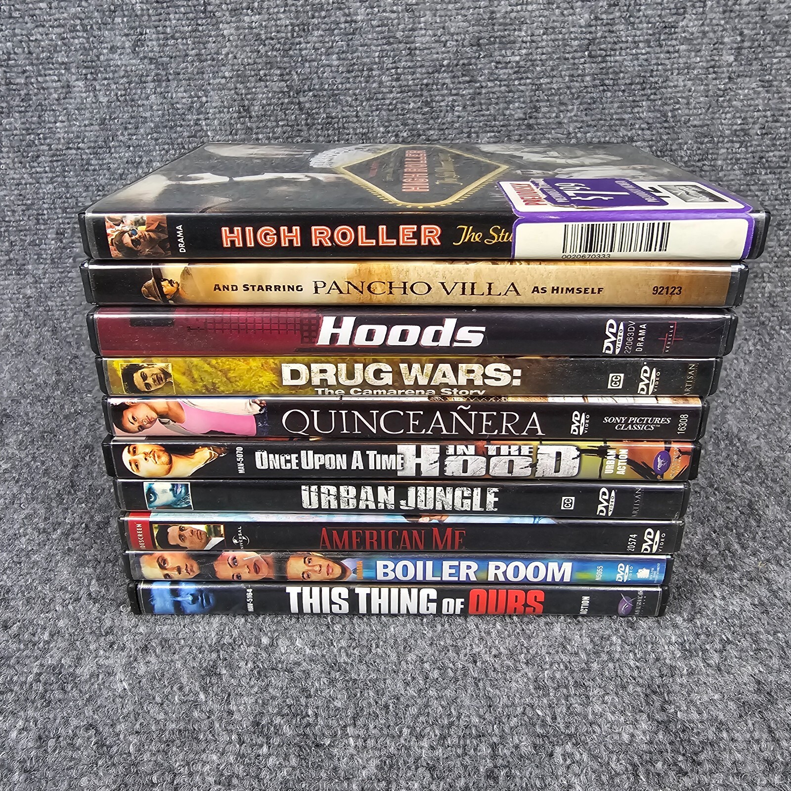 DVD Movie Bundle Lot of 10 Action Adventure Drama Crime Thriller