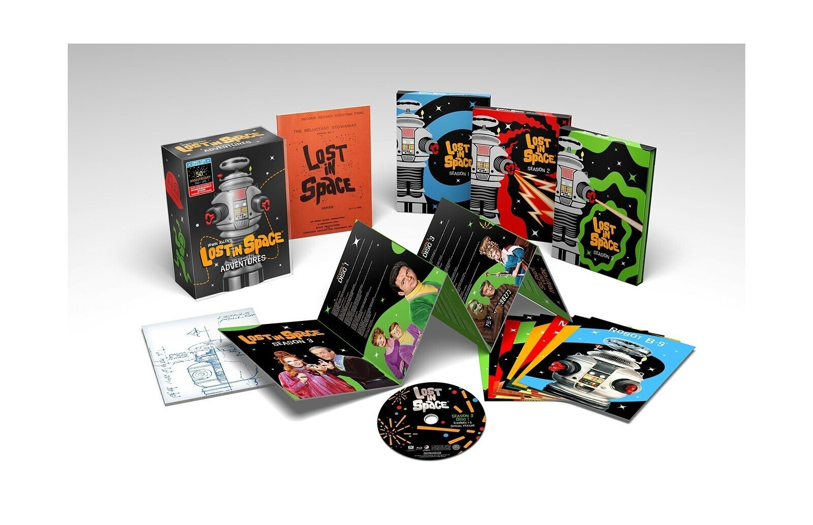 Lost in Space: The Complete Adventures Blu-Ray (Original TV Series) *NEW/SEALED*