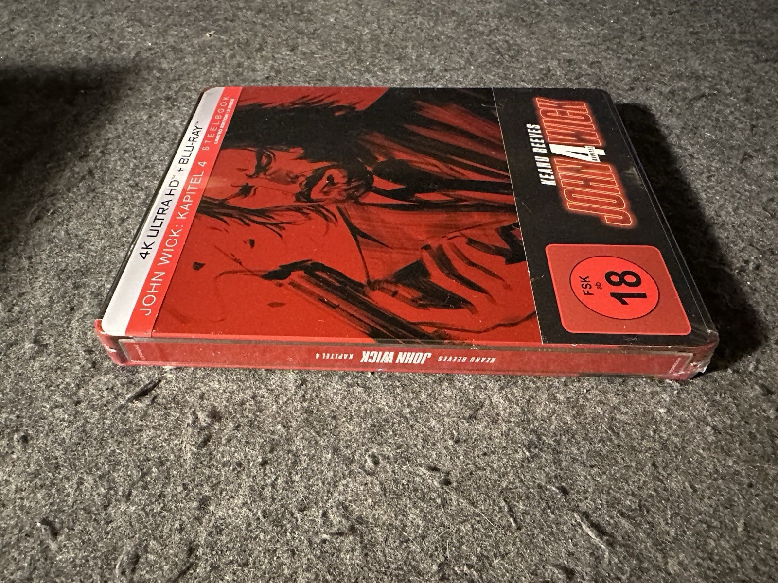 John Wick Chapter 4 4k Uhd Blu-Ray Steelbook German Import