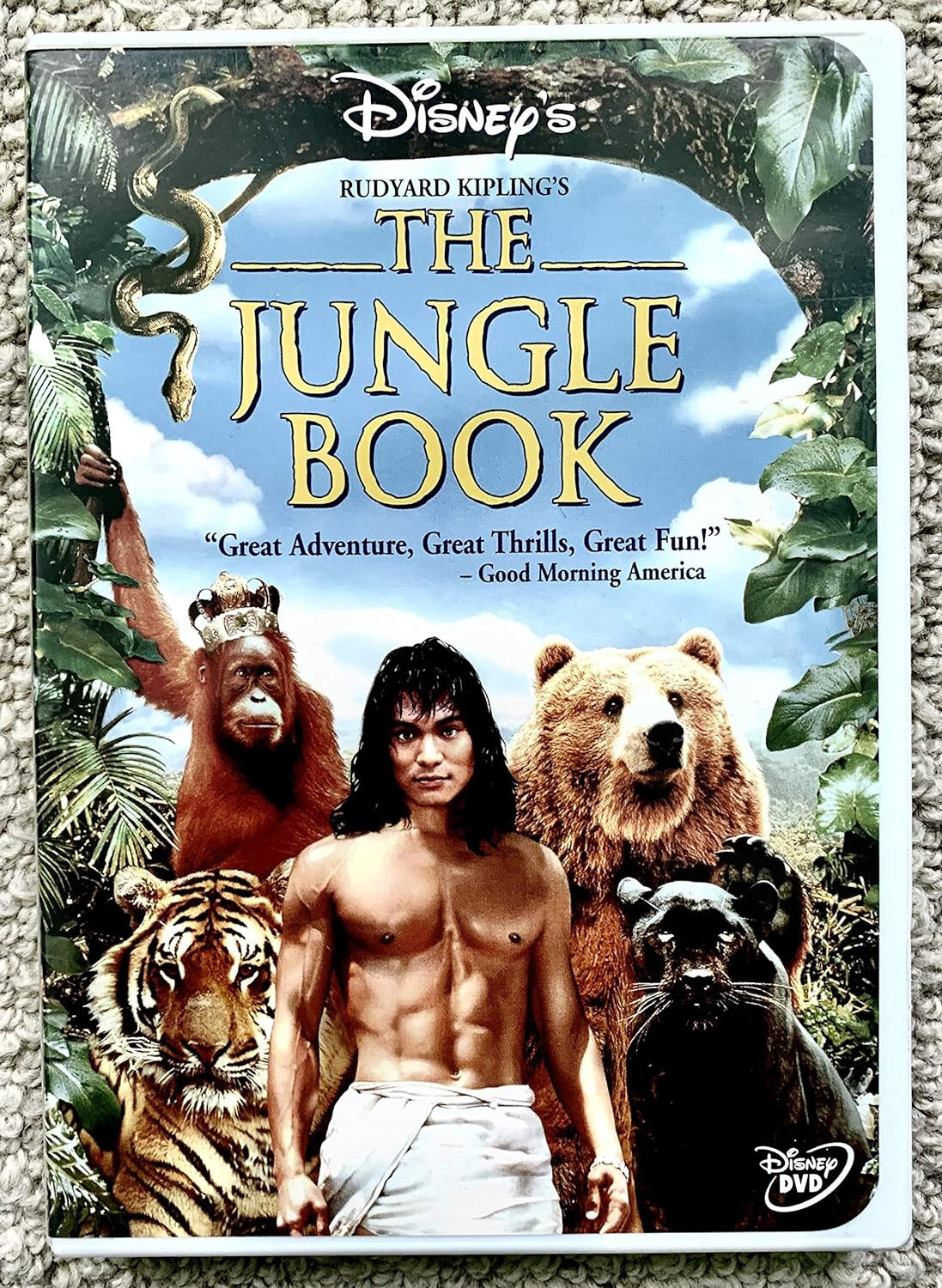 Rudyard Kipling’s – The Jungle Book – DVD – NEW – Closed captioned- 258