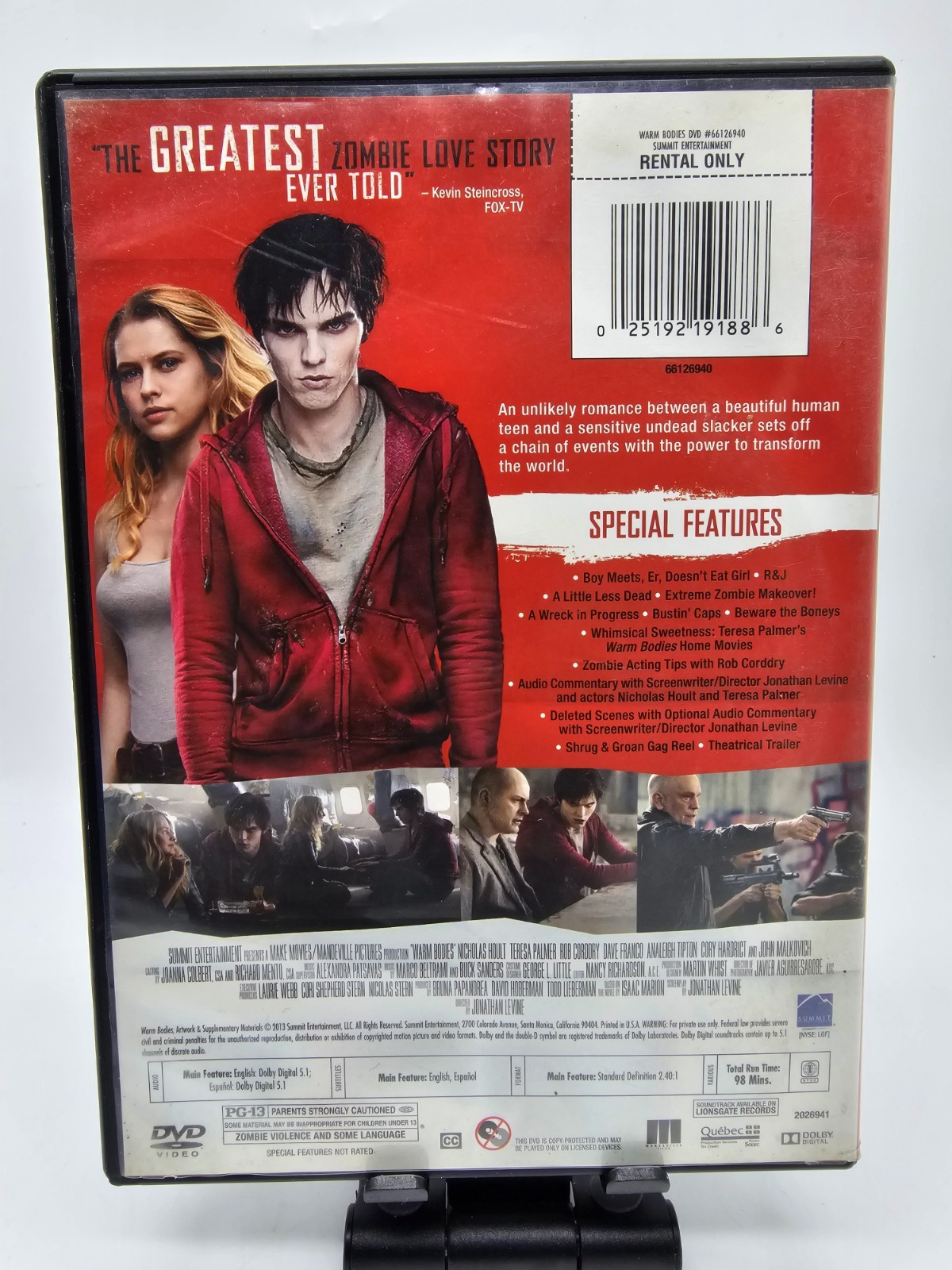 Warm Bodies – Cold Body Warm Heat (DVD, 2013)