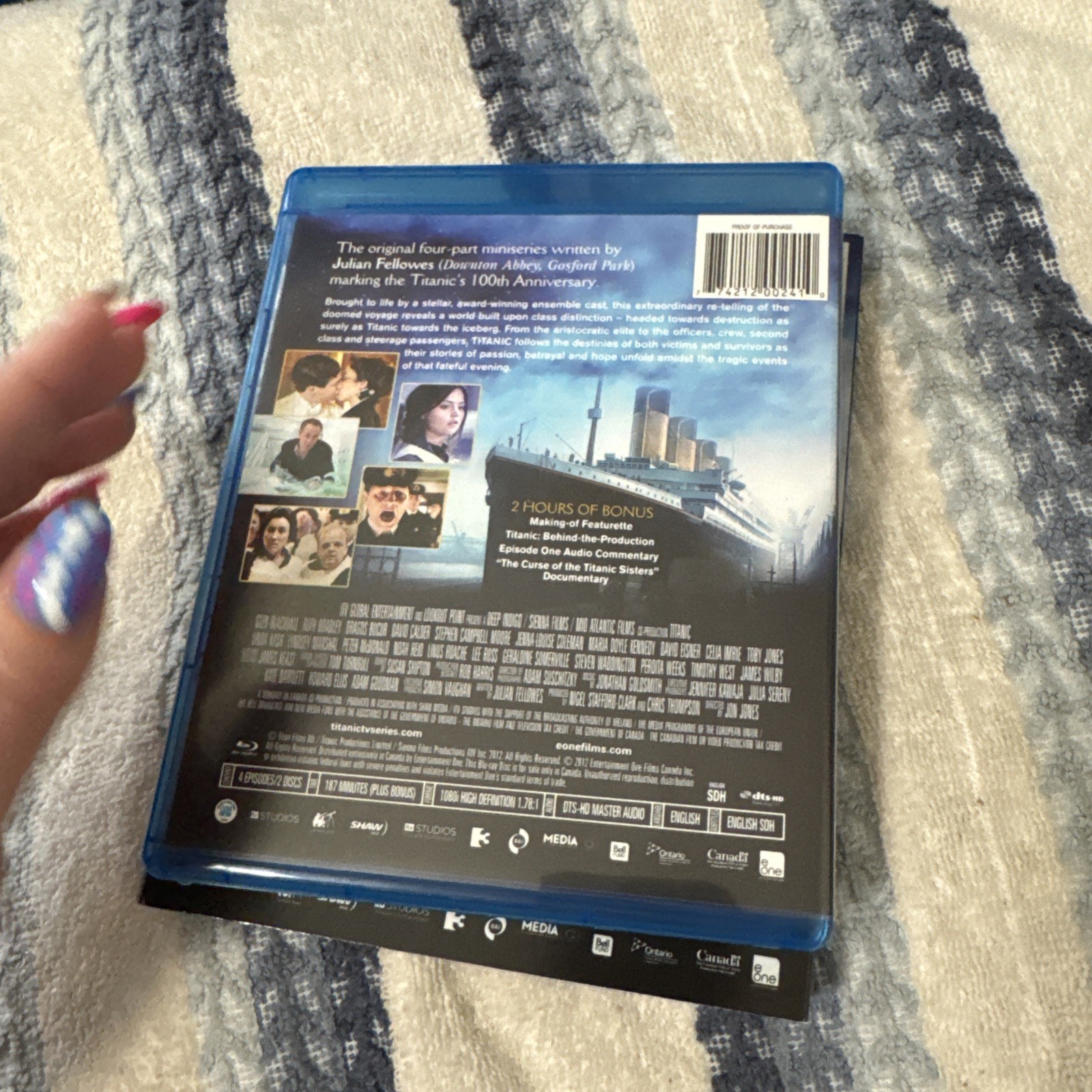 Titanic (Blu-ray Disc, 2012) S~SLIP! 4 Part Mini Series by Julian Fellowes