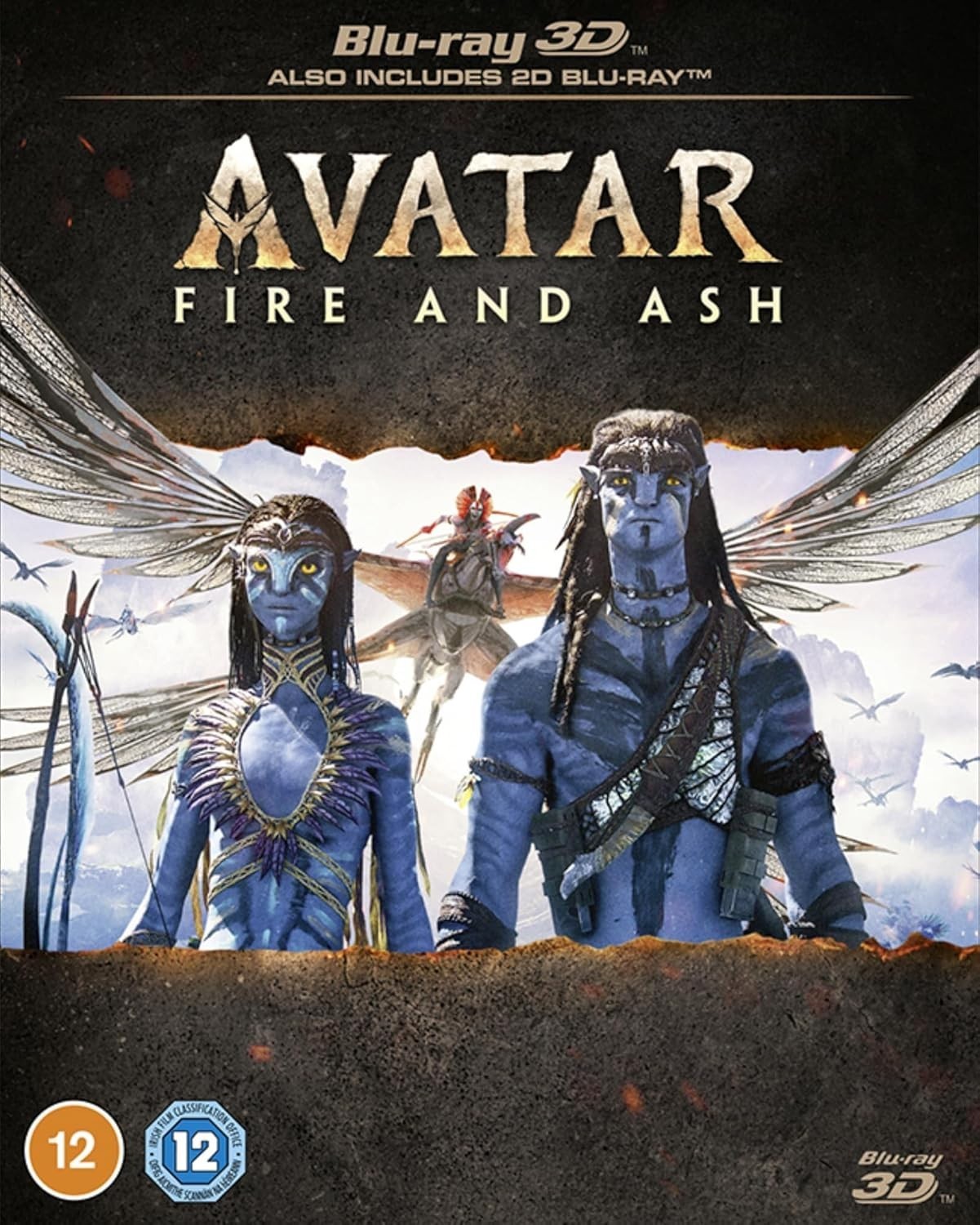 Avatar: Fire and Ash 3D Blu-ray + Blu-ray [Region Free] (4-Disc Set)