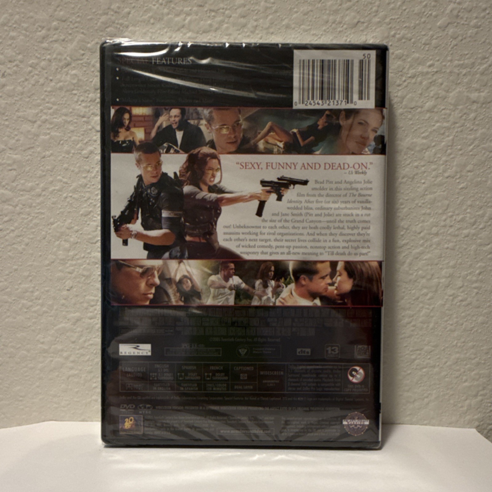 Mr. & Mrs. Smith DVD Brad Pitt Angelina Jolie Doug Liman | NEW WRAPPED