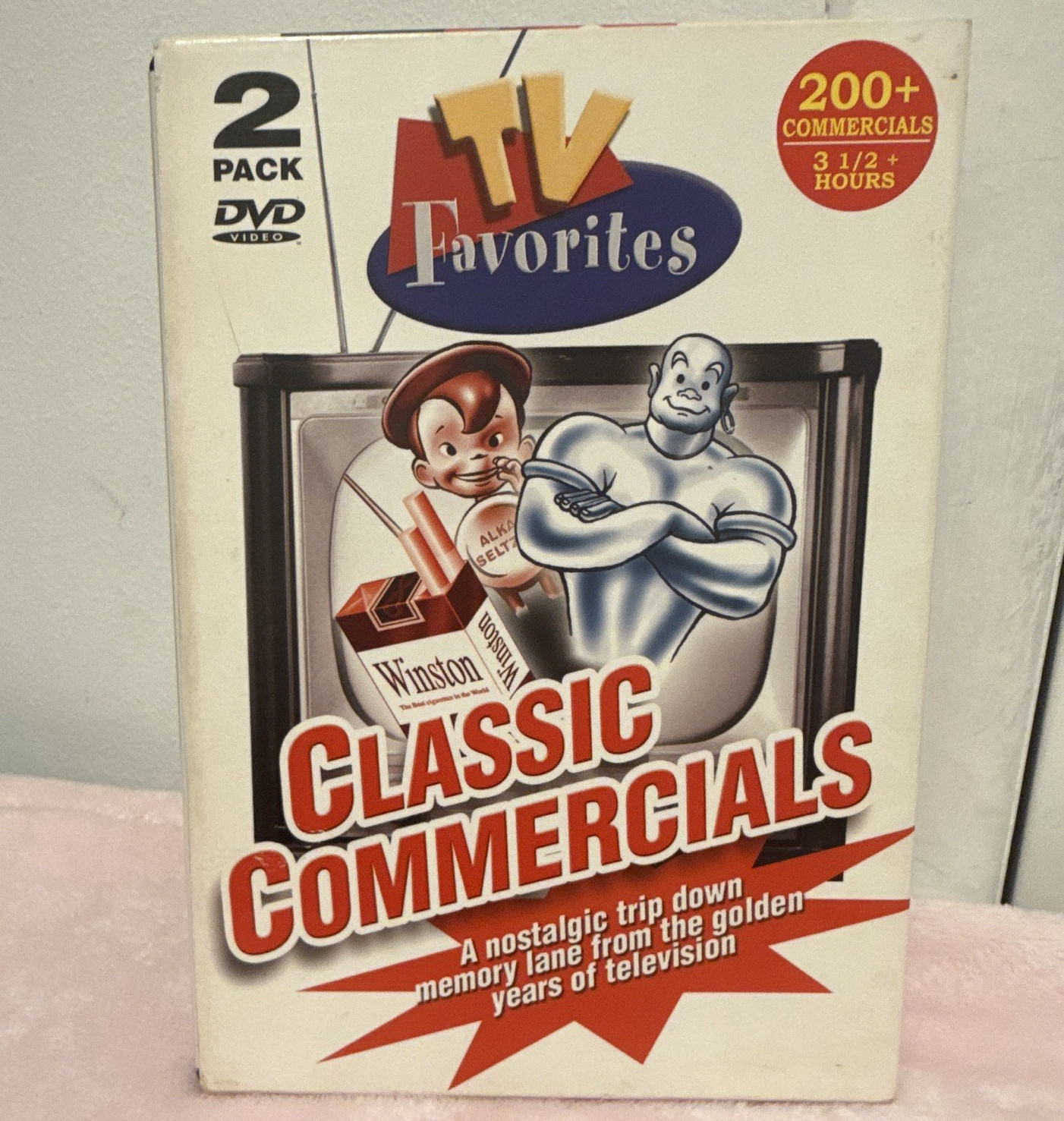 TV Favorites: Classic Commercials DVD 2-Disc Set Black & White 2002 230 Min
