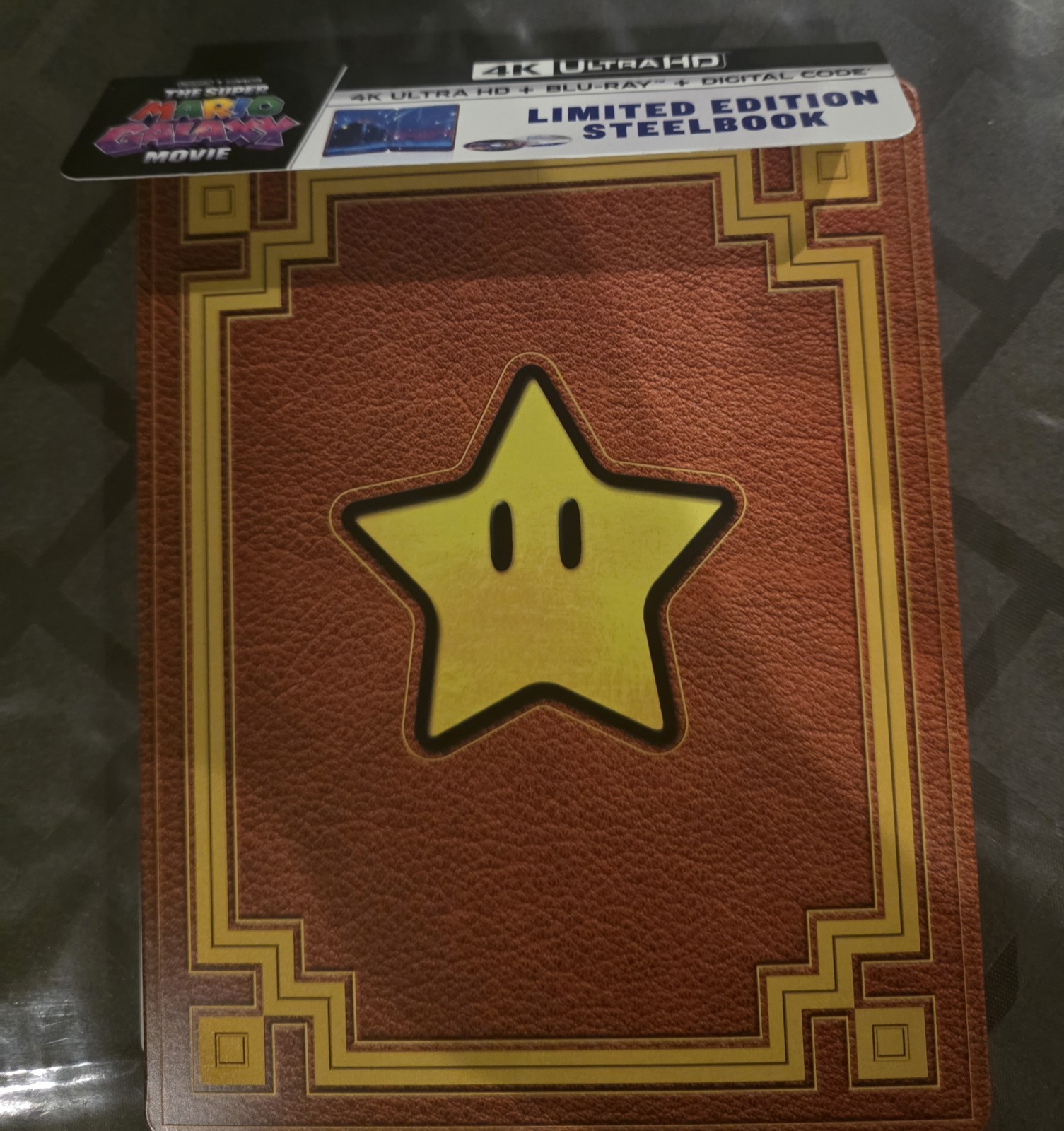 The Super Mario Galaxy Movie 4k Steelbook J-card No Standard Blu-ray No Digital