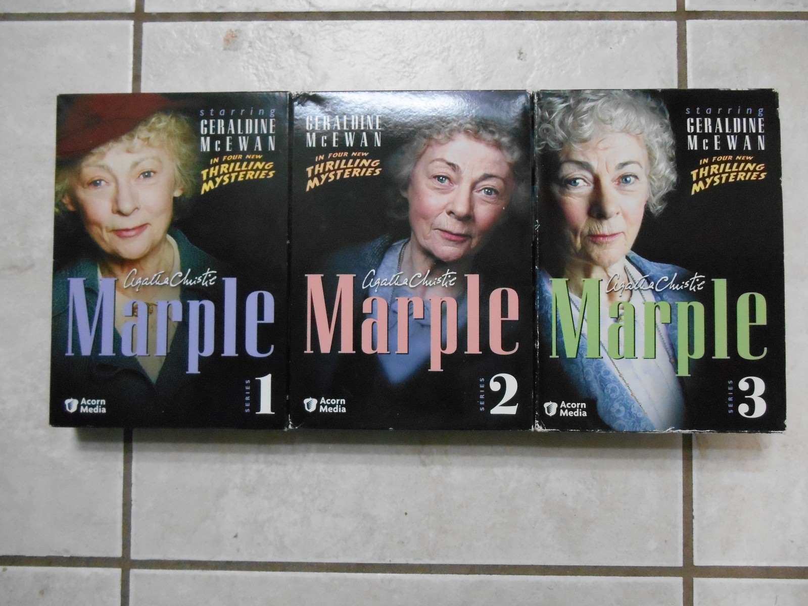 Agatha Christie’s Miss Marple Complete Series 1-3 DVD Gearldine McEwan