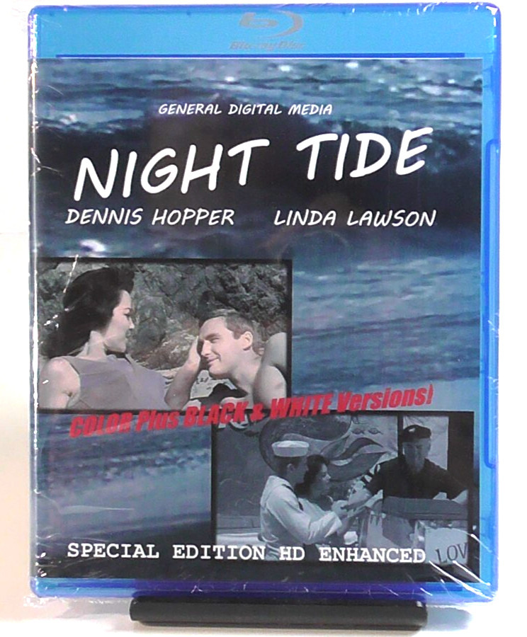 NIGHT TIDE Dennis Hopper Linda Lawson -New Blu Ray release/sealed COLOR/B&W