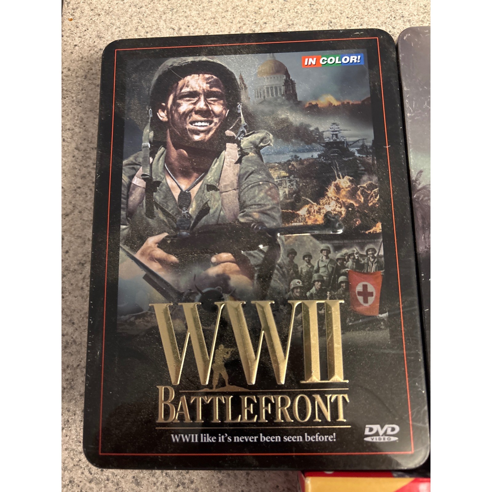 Lot (3)Military History DVD WWII Battlefront Vietnam War Century of Warfare Tins