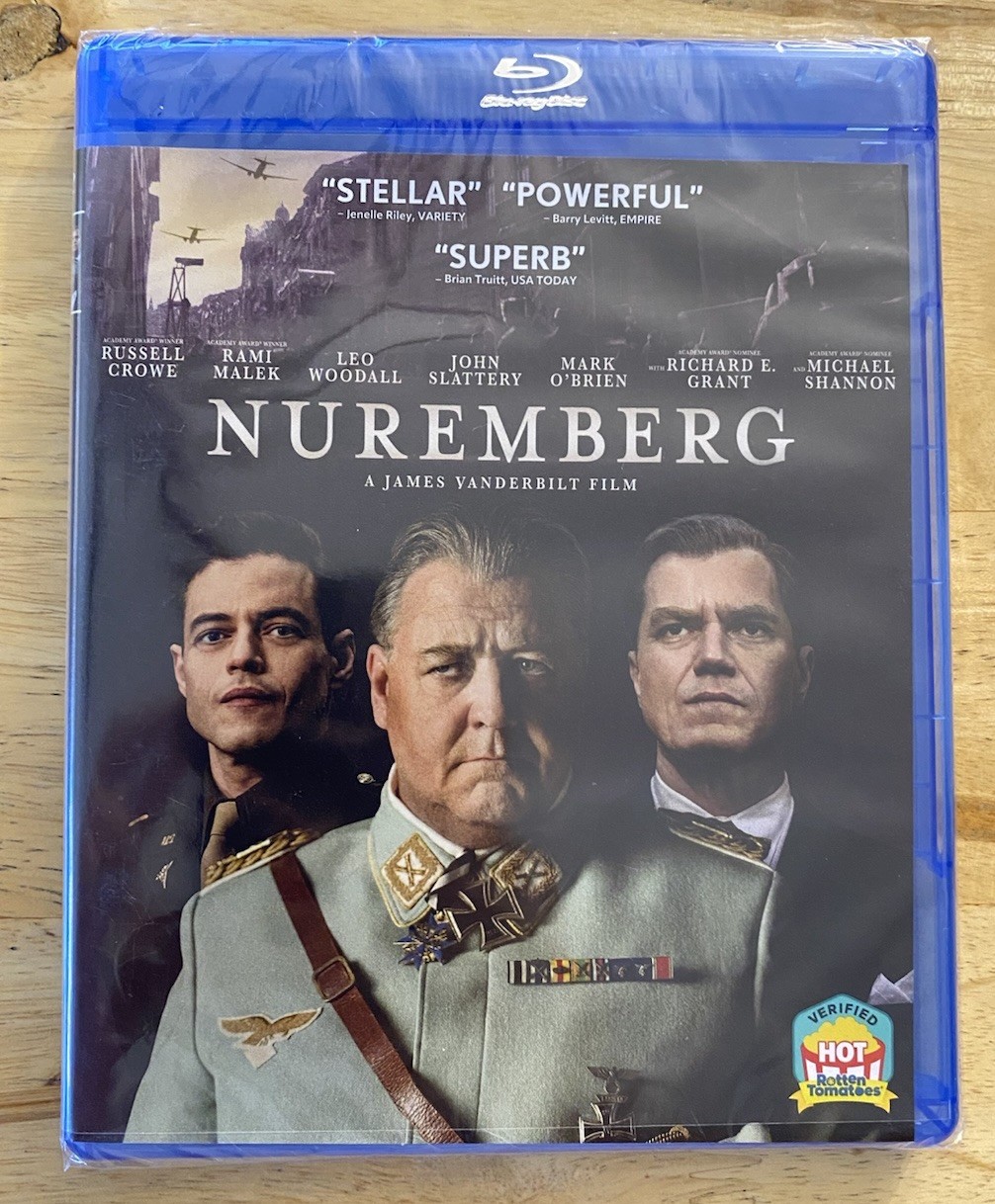 BRAND NEW NUREMBERG (2026) BLU RAY A JAMES VANDERBILT FILM RUSSELL CROWE