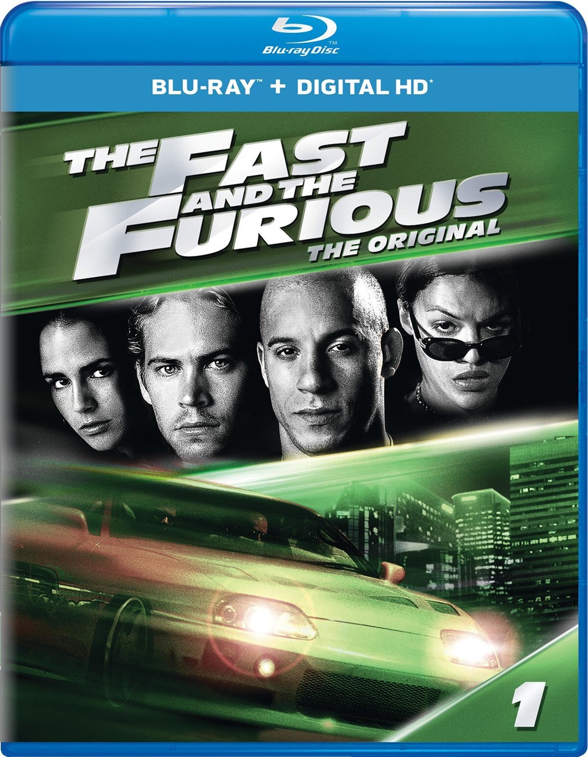 The Fast and the Furious Blu-ray Paul Walker NEW