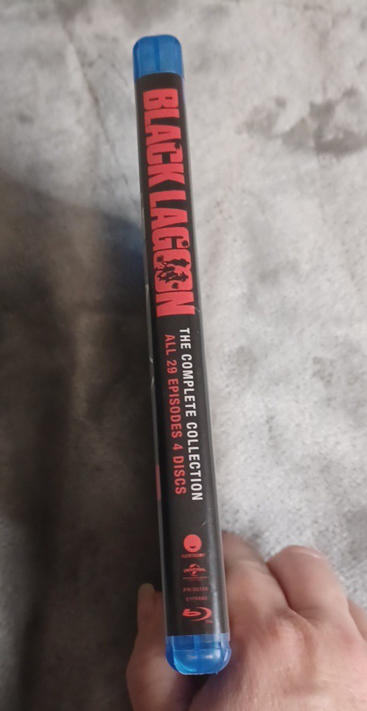 Black Lagoon Complete Collection Bluray w Robertas Blood Trail Reversible Cover