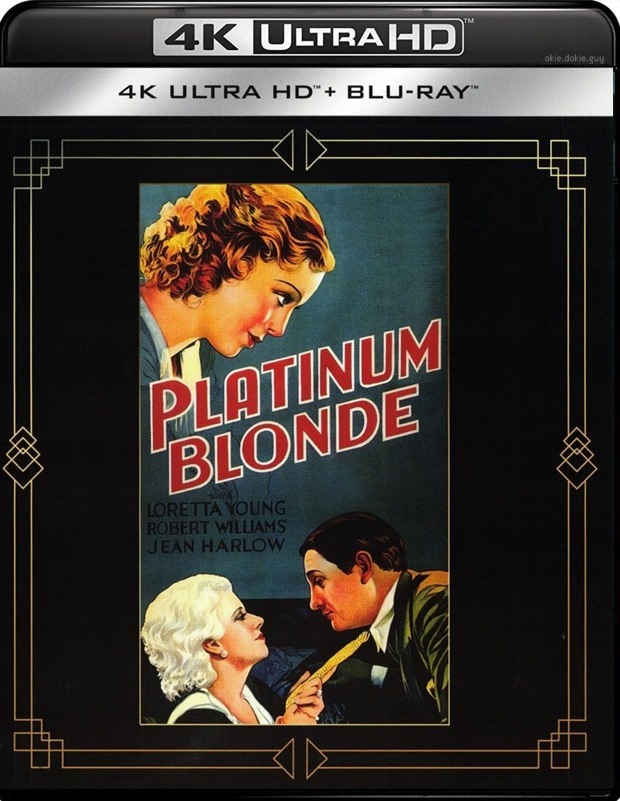 PLATINUM BLONDE (4K UHD, Rare Capra Classic, 1931) New* Read Seller Description