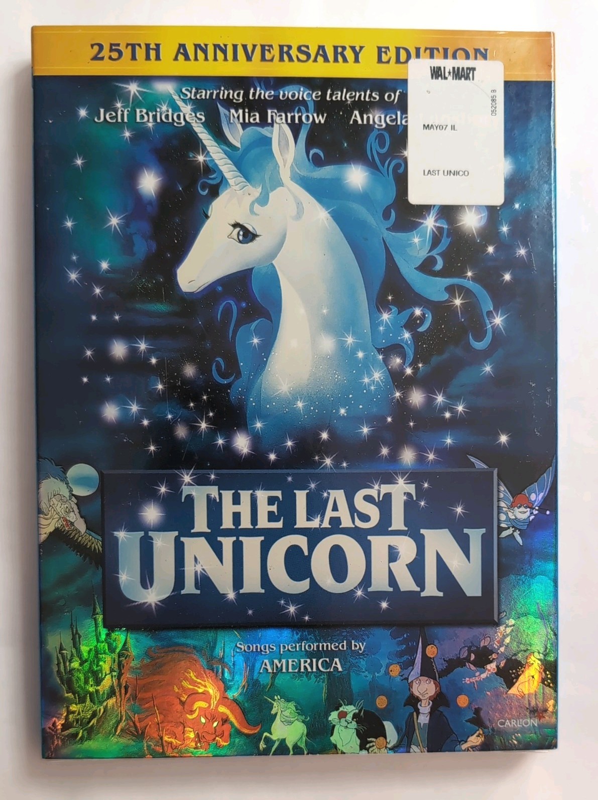 The Last Unicorn DVD – 25th Anniversary Edition – New Sealed w/ Cardboard Sleeve