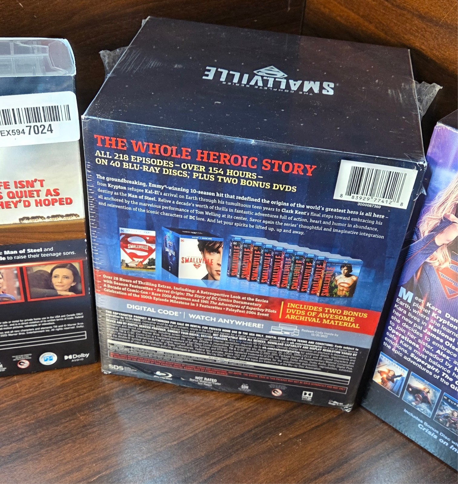 Smallville + Supergirl Series (Blu-ray) + Superman and Lois (DVD) NEW-Free S&H!