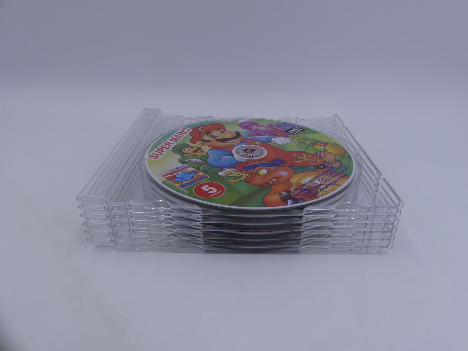 Super Mario CARTOON 6 PACK DVD ‘s Greek and English 300 minutes PAL