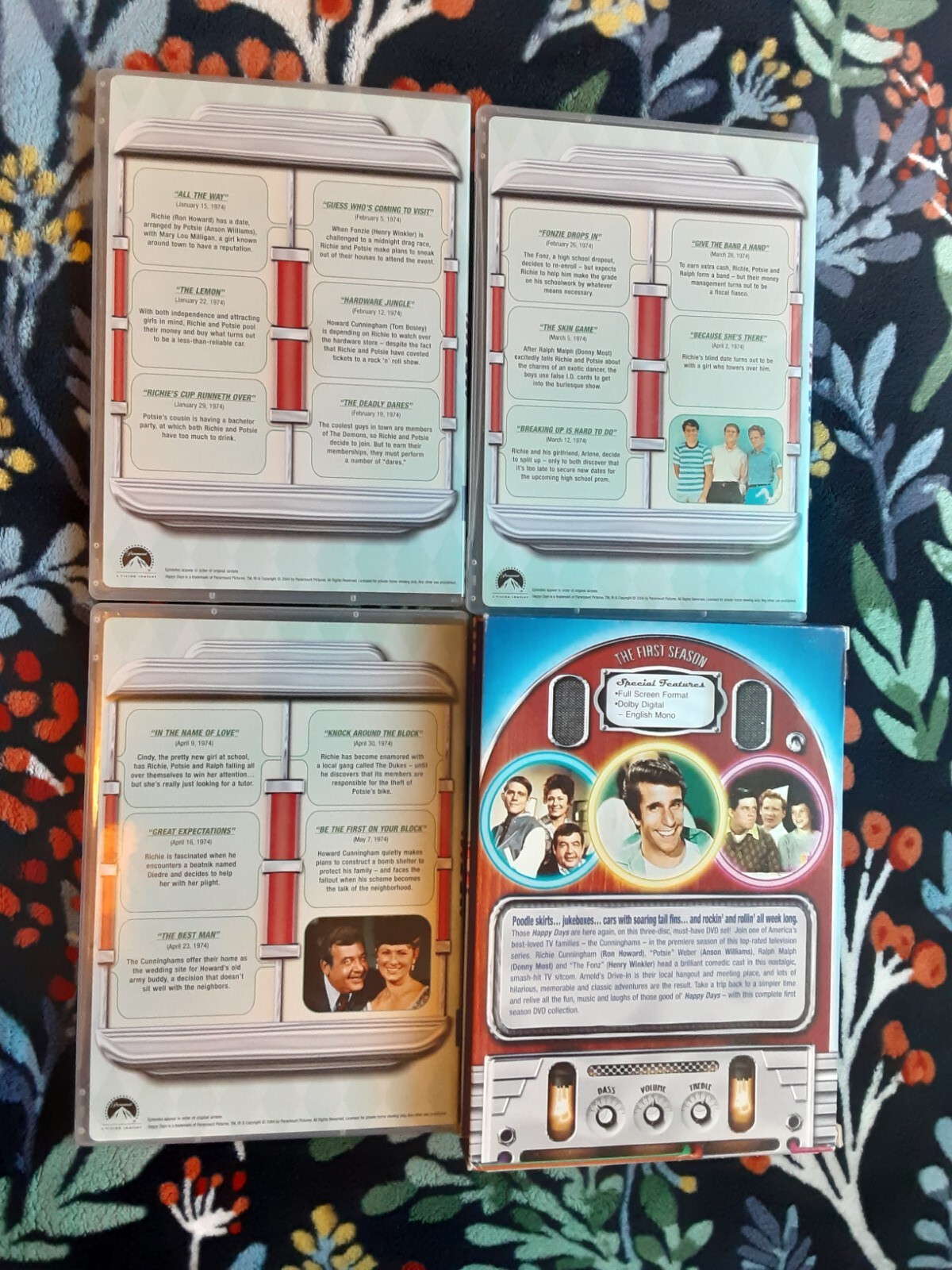 HAPPY DAYS THE COMPLETE FIRST SEASON DVD/3 DISC/RON HOWARD/HENRY WINKLER