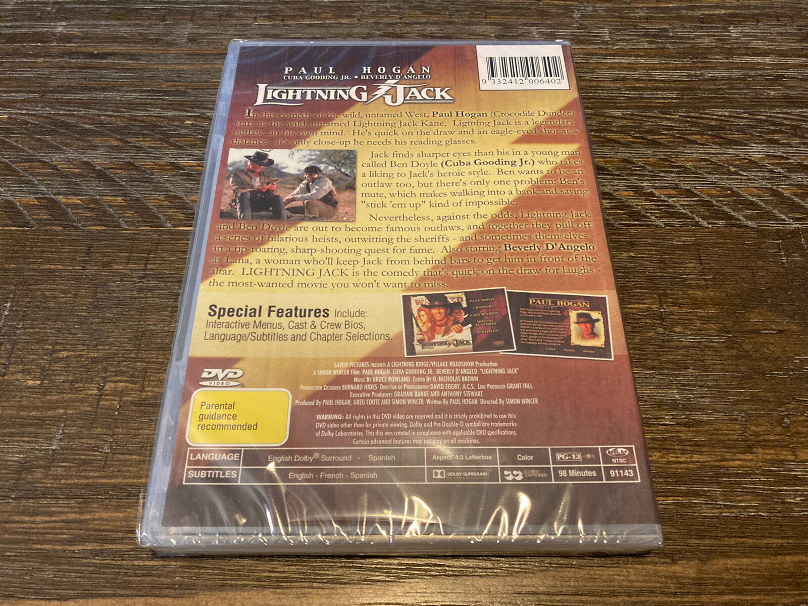 Lightning Jack (1994) (DVD, LA Entertainment, 1994) Region Free Aus. Import