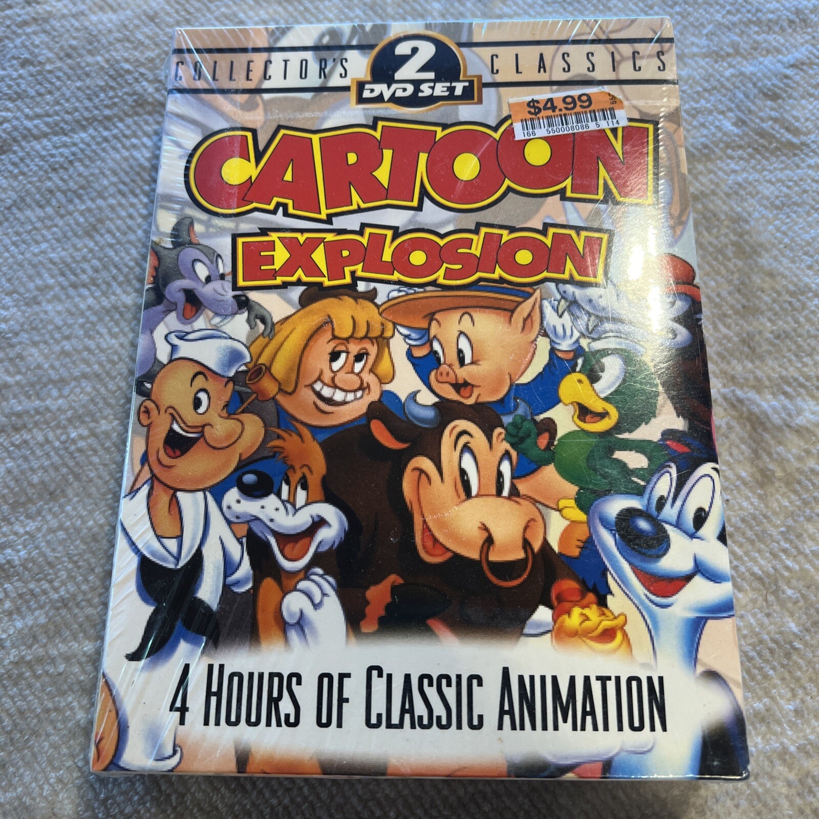 Cartoon Explosion 2 DVD Classic 4 Hrs Of Classic Animation- Digitally Remastered