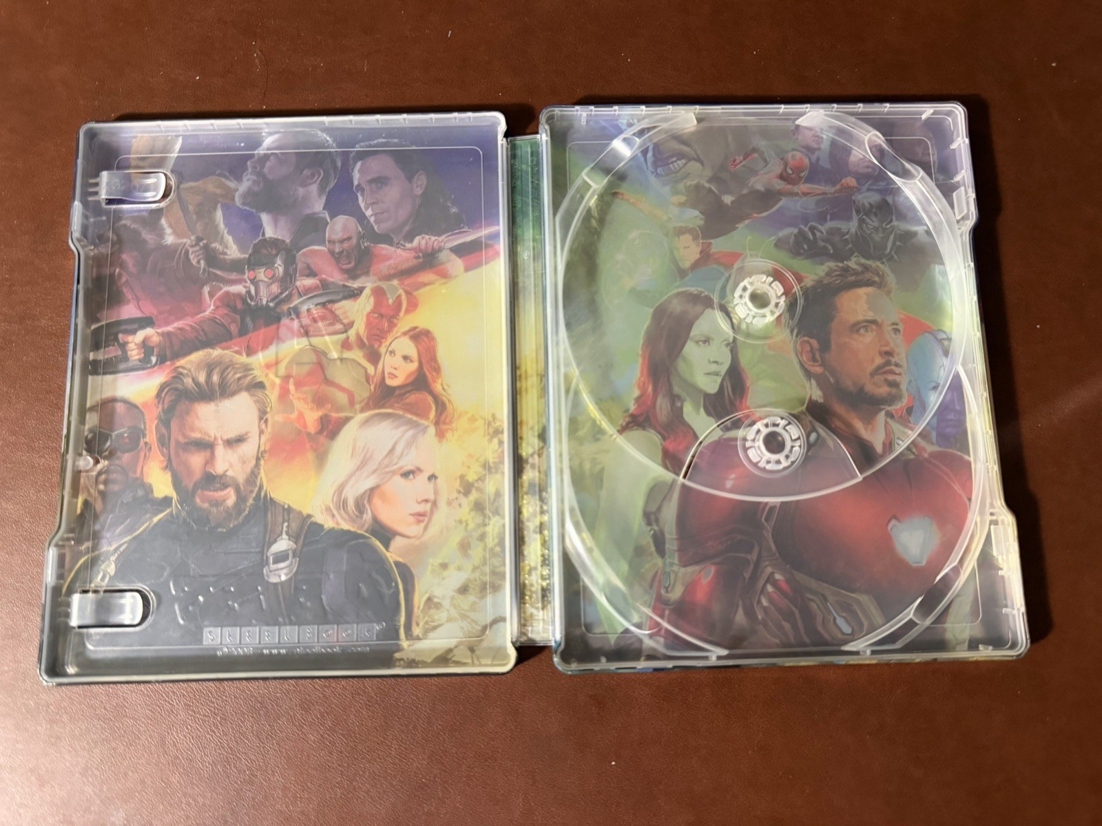 Avengers Infinity War WeEt Steelbook (No Discs) Debossed