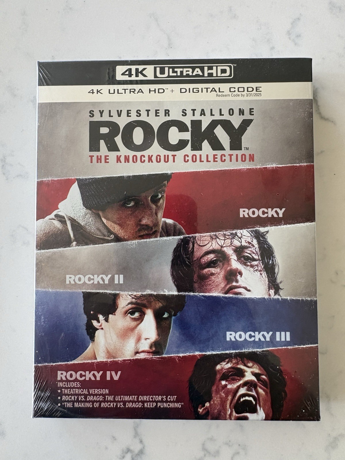 The Knockout Collection 4K Ultra HD + Blu-ray (4-Movie Box Set) NEW SEALED