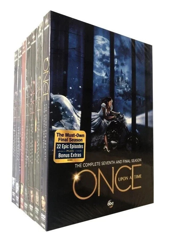 Once Upon a Time: the Complete Series Seasons 1-7 (DVD 35-Disc Set ) Region 1.
