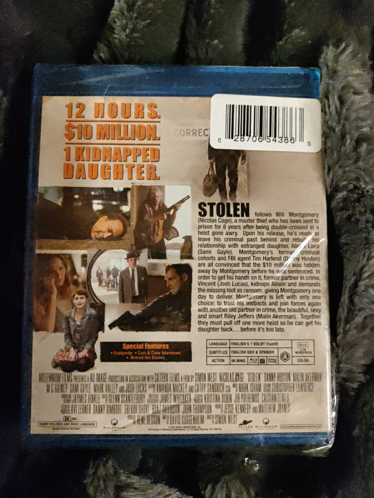 🔥Stolen (Blu-ray Disc, 2013) Nicolas Cage New Sealed🔥