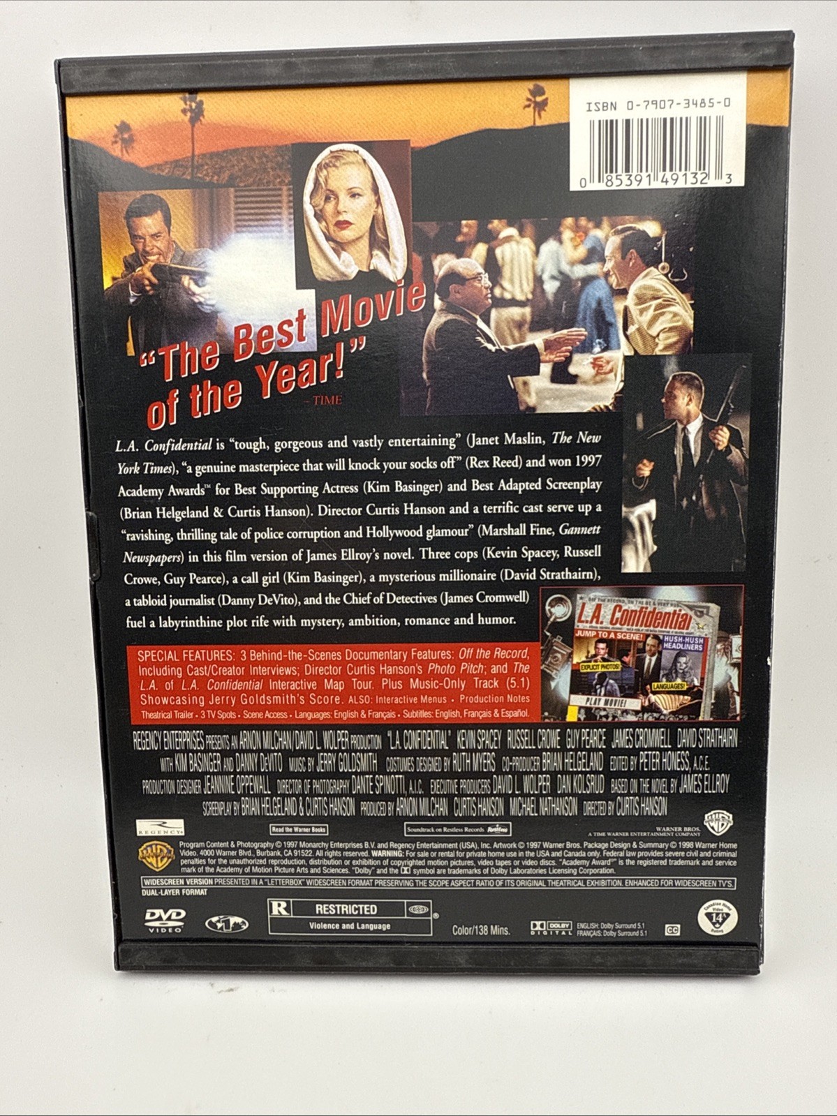 L.A. Confidential (DVD, 1998)