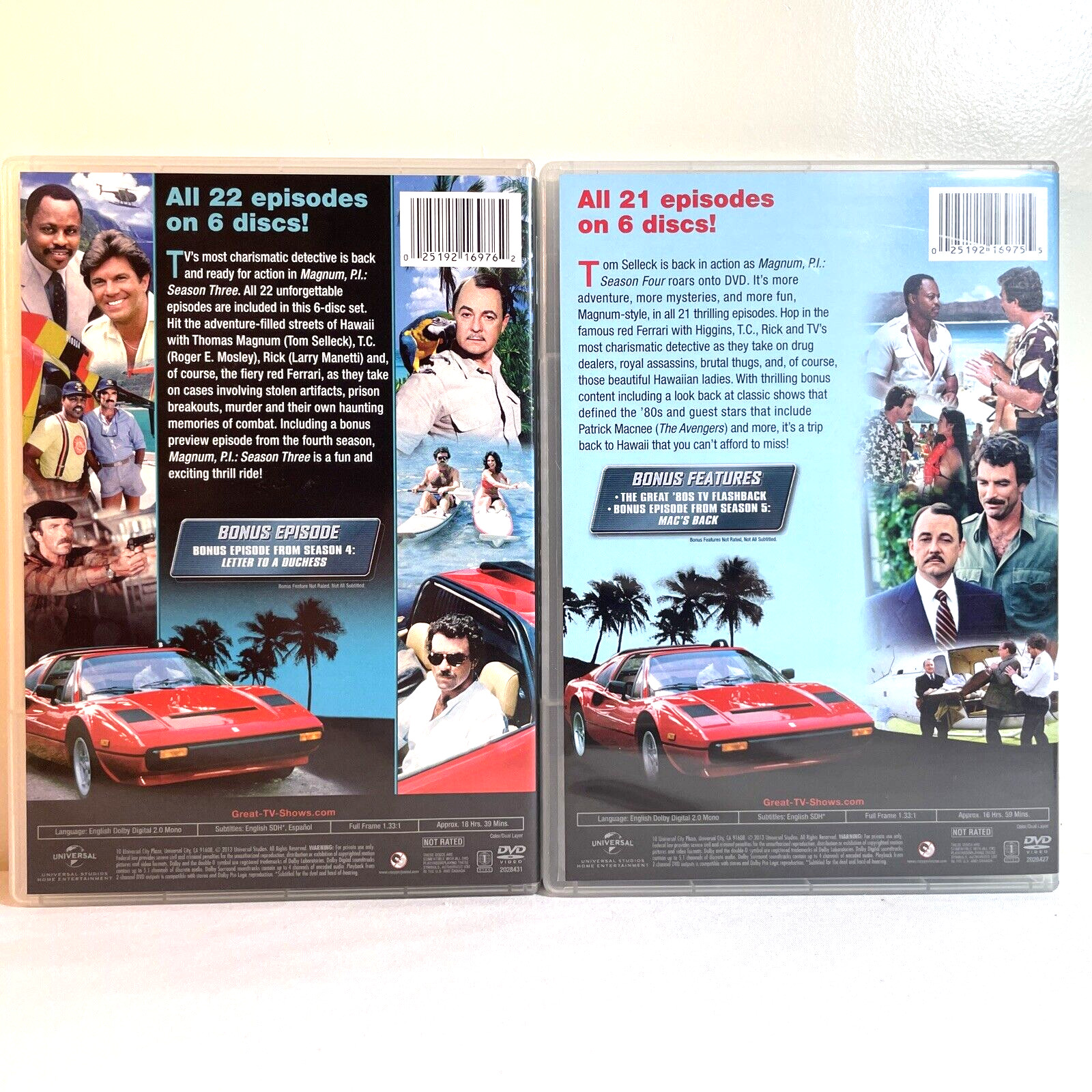 MAGNUM P.I.: THE COMPLETE SERIES (DVD) Tom Selleck – TV Action Crime Drama