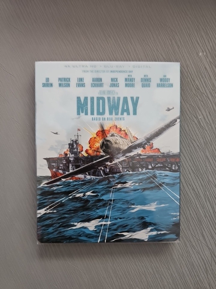 Midway (2019) Steelbook w/ Slipcover (4K UHD, Blu-Ray) *NO DIGITAL*