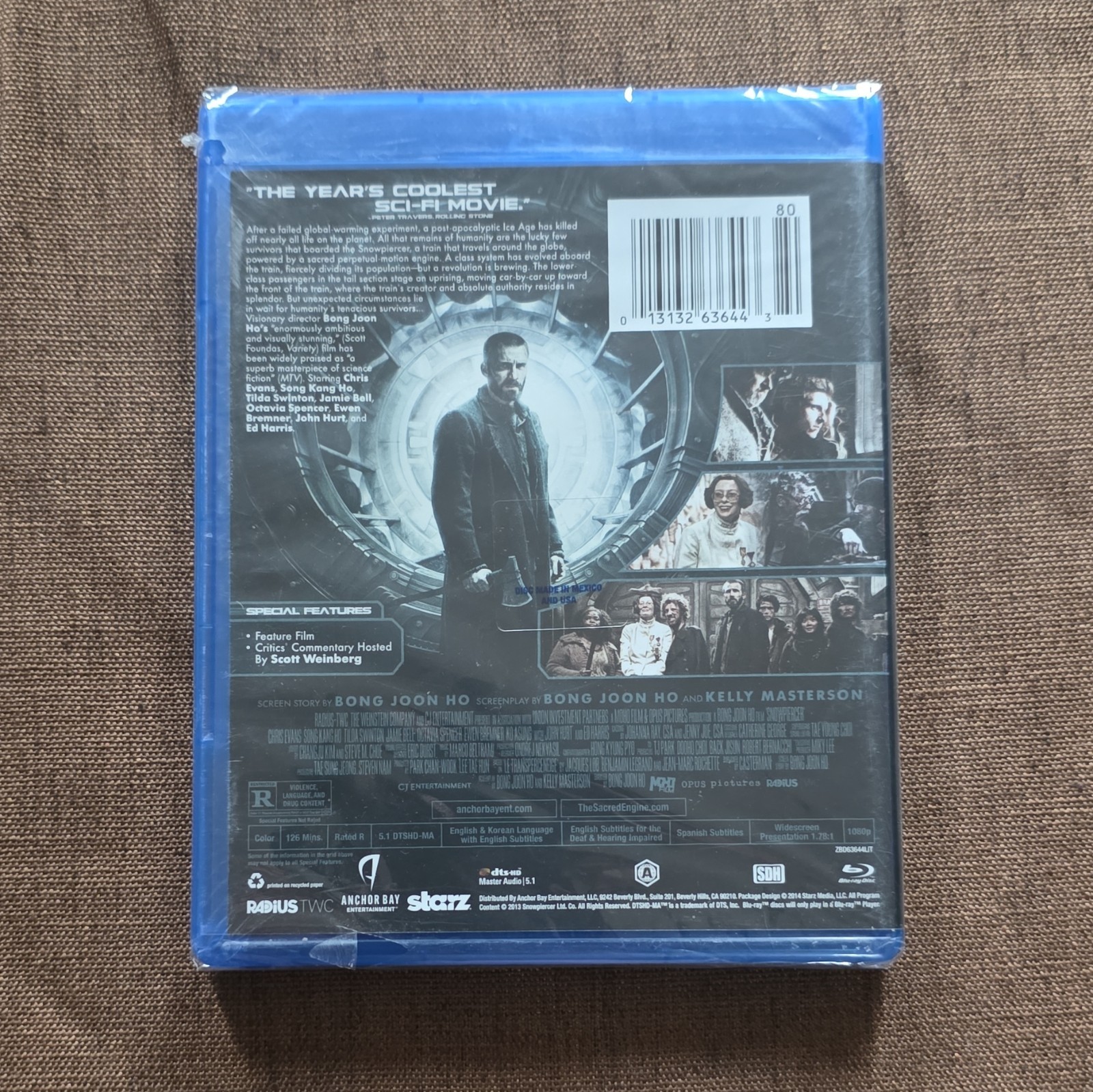 Anchor Bay Entertainment Snowpiercer Blu-ray + Commentary (R, 2014)
