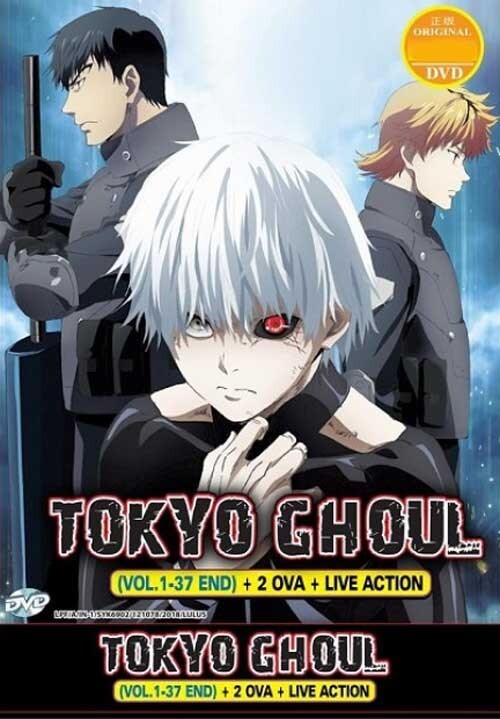 Tokyo Ghoul Season 1-3 + OVA + Movie TV Series DVD (Anime) (English Dub)