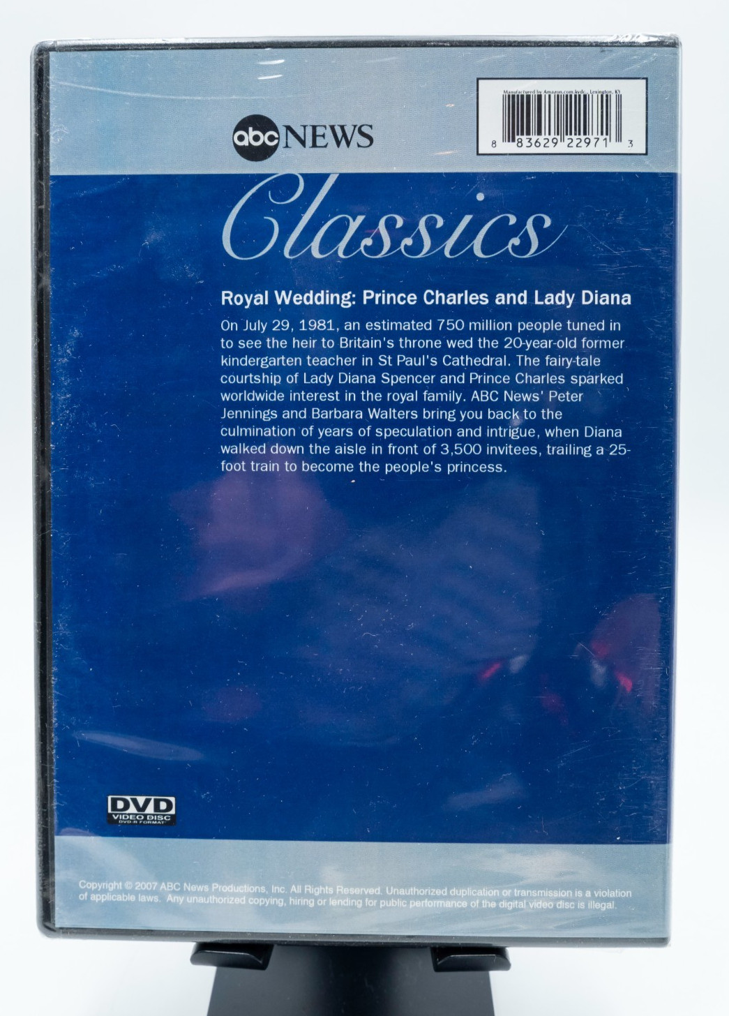 ABC News Classics DVD Royal Wedding Prince Charles Lady Diana 1981 NEW/Sealed