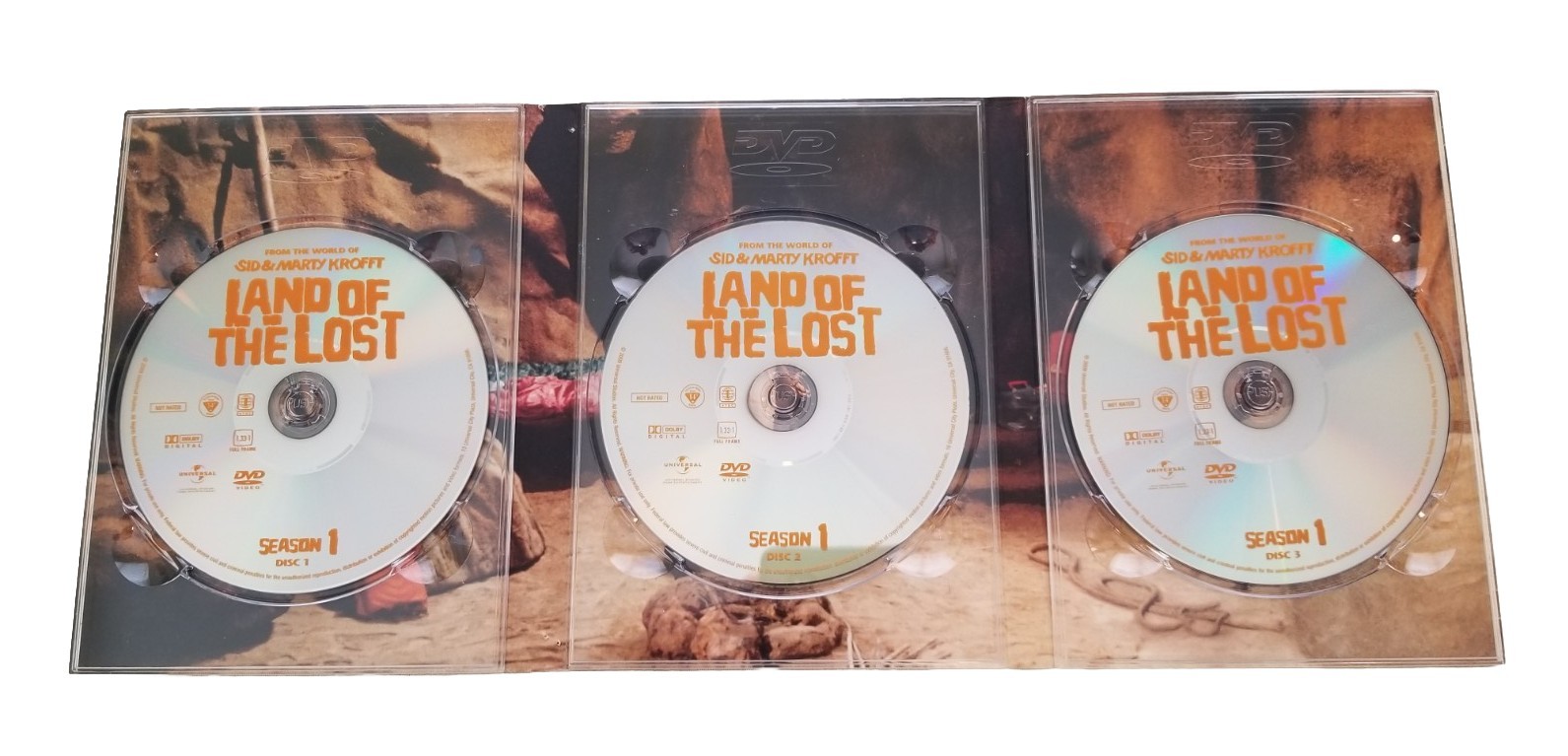 LAND OF THE LOST 2009 Complete Series DVD Season 1-3 (7 Disc Set) 1974 Series 🌋