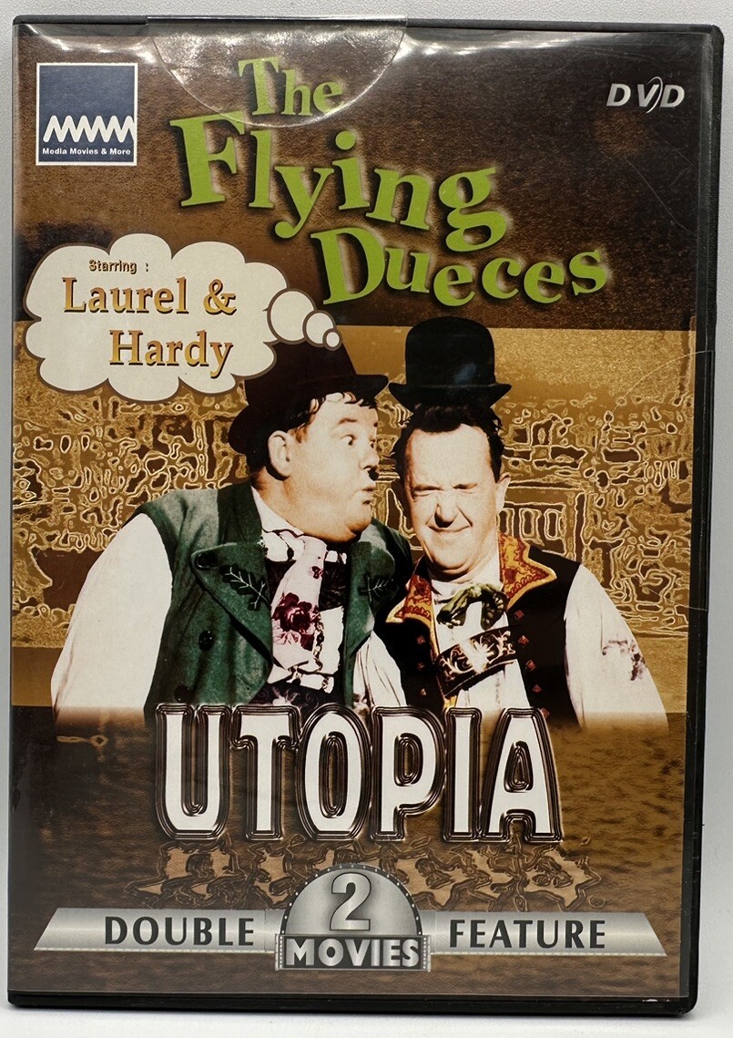 The Flying Dueces DVD Laurel & Hardy Double Feature 2 Movies Free Shipping