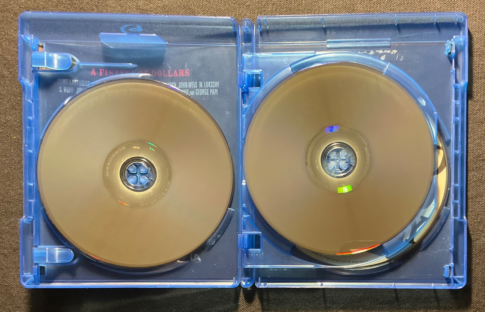 Clint Eastwood The Man With No Name Trilogy – 3 Disc Blu-Ray w/ Slip – Ex !!!