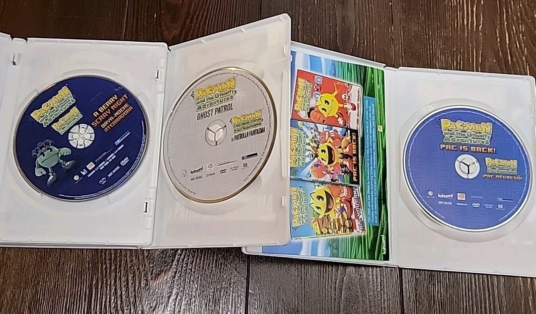 3 Lot Pac-Man The Ghostly Adventures Berry Scary Night Pac Is Back Ghost Patrol