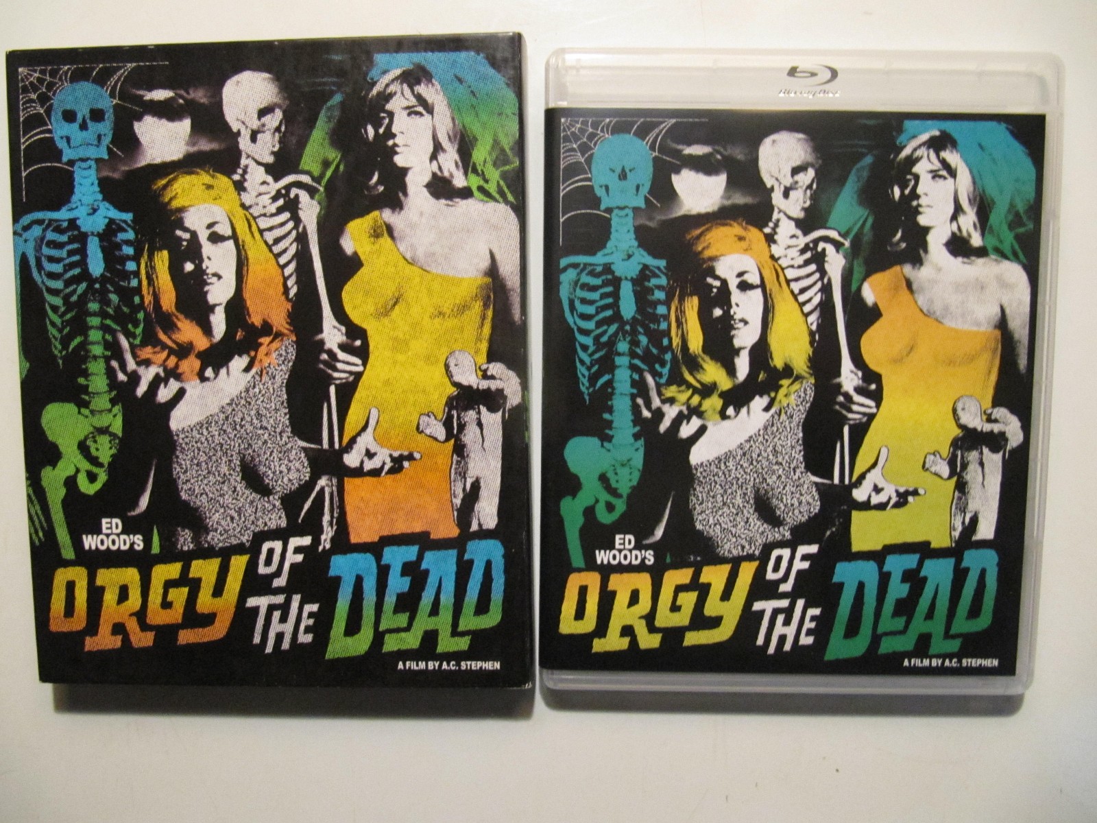 Orgy of The Dead Blu ray Ed Wood w/ Slipcover 1st Pressing Vinegar Syndrome