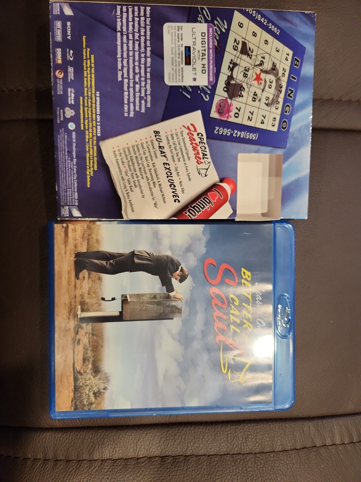 Better Call Saul: Season One (Blu-ray, 2015) With Slipcover