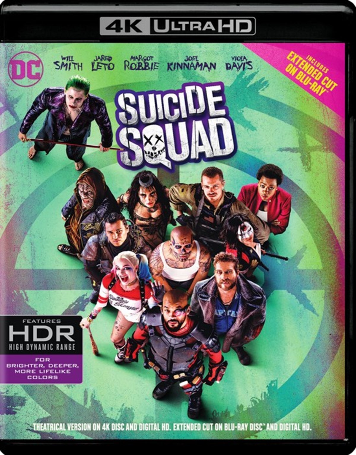 Suicide Squad 4K UHD Blu-ray Will Smith NEW